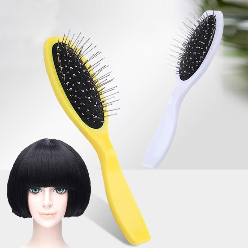 Wig Hair Brush Anti Static Wire Professional Stainless Steel Synthetic Salon Supplies Barber Multi Combs