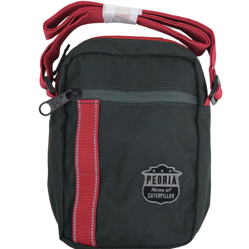 Caterpillar Peoria City Bag, Unisex Grey Sachet