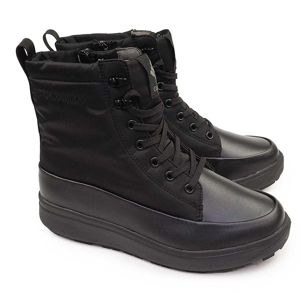 Columbia Sapland Three Diva Lace Waterproof Infinity Size YL9101 Omni-Heat Boots, Women s, 23.5cm, Black, чёрный