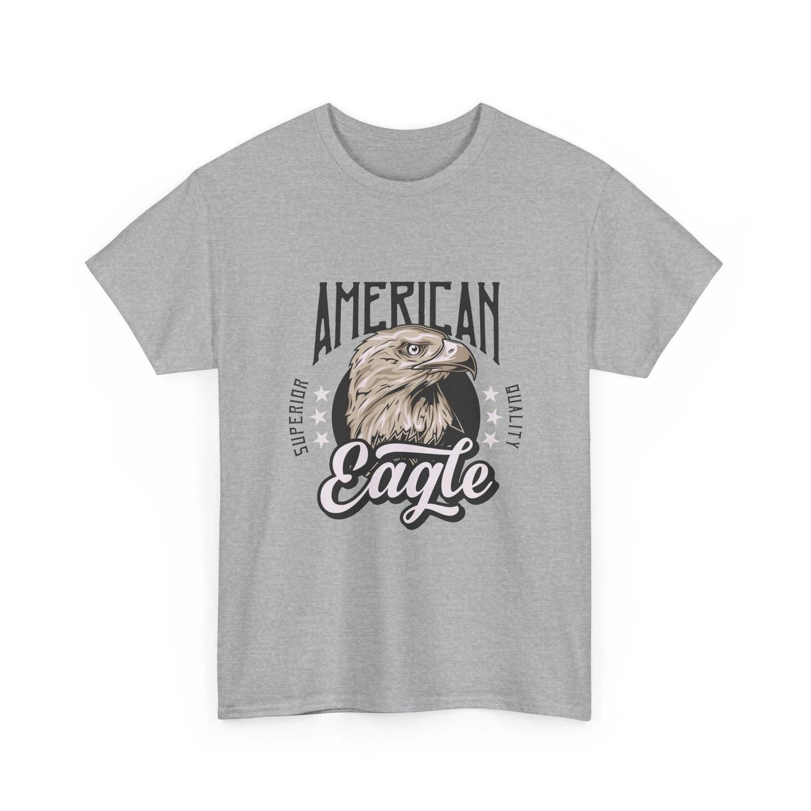 Патриотическая футболка American Eagle | Винтажная футболка с графическим изображением головы белоголового орлана, Хлопок S