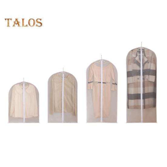 5Pcs Clothes Hanging Dust Covers Insect-Proof Transparent Fully Enclosed Clothing Protector Suit Coat Storage Bags