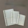 M5 A7 A6 Diagonal PP Three Fold PP Loose Leaf Notebook Cover Mini Portable Sticker Small Card Photo Storage Ledger
