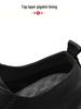 Men's Formal Brogues: Spring/Autumn Casual Leather Shoes - Round Toe, Top Layer Cowhide.