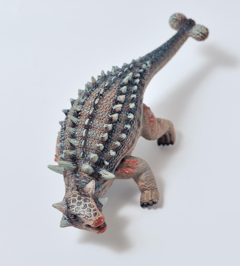 SanDoll Dinosaur Figure Realistic Model Jurassic 25cm Class Reptile Impressive Herbivore Toy Present Display Children's (Ankylosaurus)