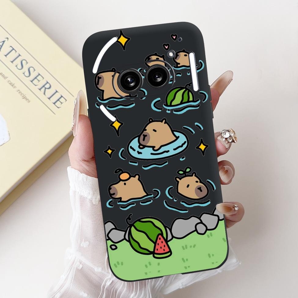 6.7" For Nothing Phone 2A Case A142 Silicone Luxury Flower Cute Cartoon Funny Shockproof Phone Case For Nothing Phone (2A) Cover