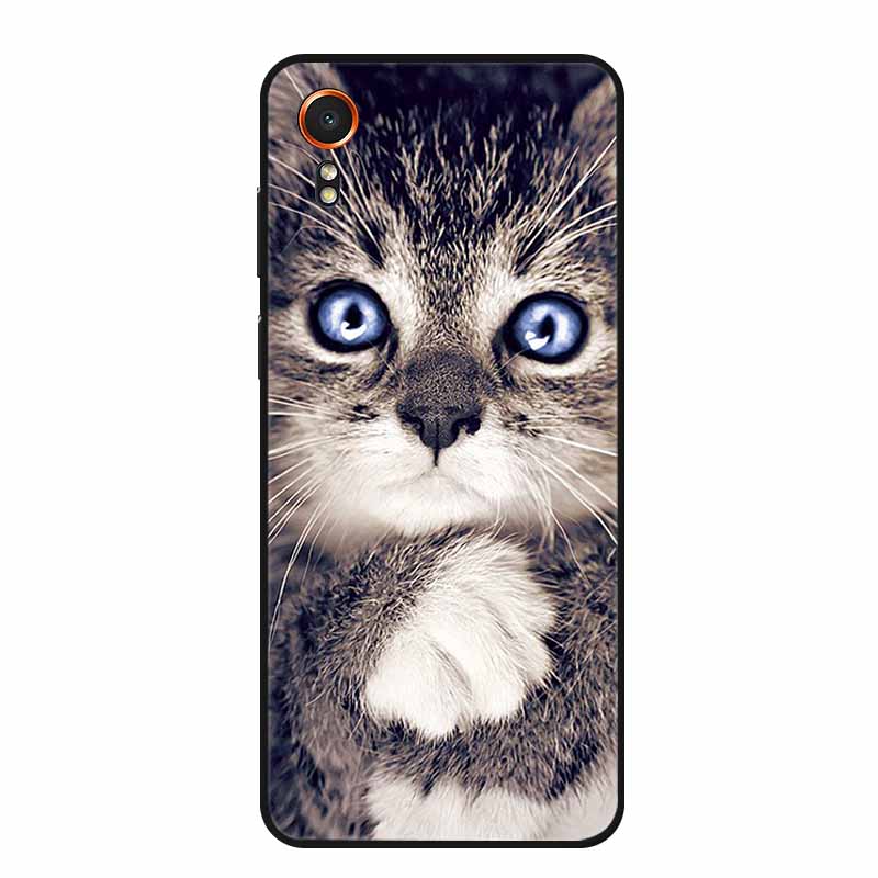 For Samsung Galaxy Xcover7 Case Black Silicone Soft Back Cover Case For Samsung Xcover 7 Phone Case Cover X Cover 7 6.6" Funda