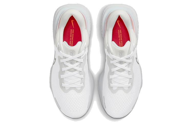 Nike ZoomX Invincible Run Flyknit White Pure Platinum Chile Red CT2228-102