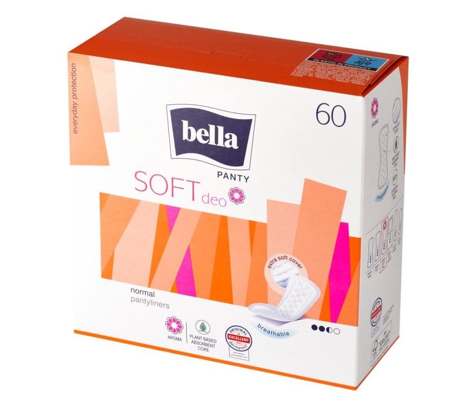 Bella Fresh Ultra-Thin Daily Wear Hygiene Liners, 60-Pack