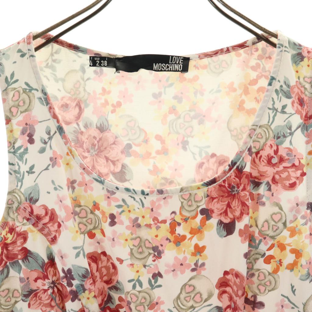 LOVEMOSCHINO Overall Handle No Sleeve Knee-length Dress USA2 Women Used