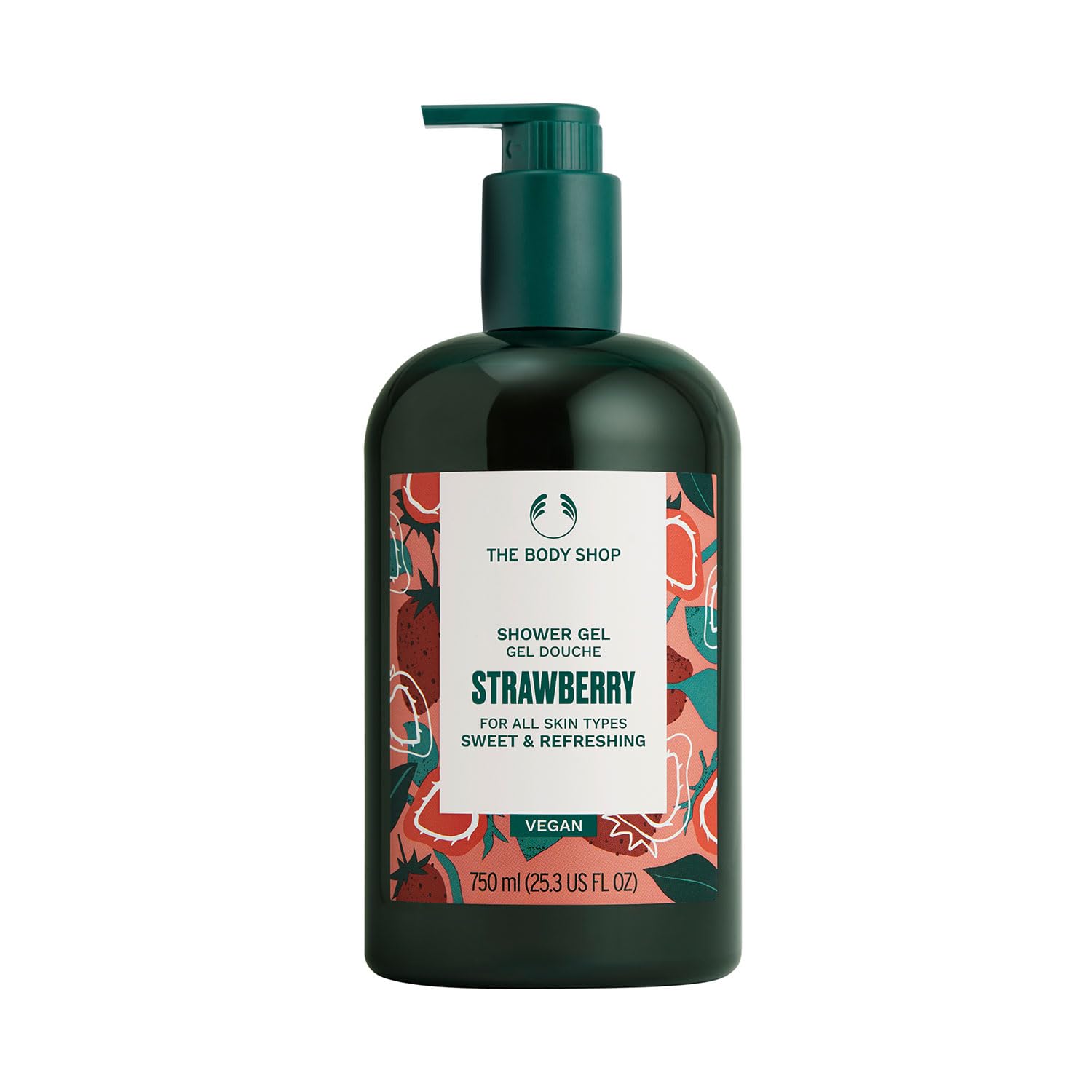 The Body Shop [Official] Shower Gel ST 750mL (Scent: Strawberry) [Authentic Product]