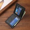 Men's Casual Leather Wallet - Youth Business Style, Spacious, Soft, and Stylish Horizontal Design