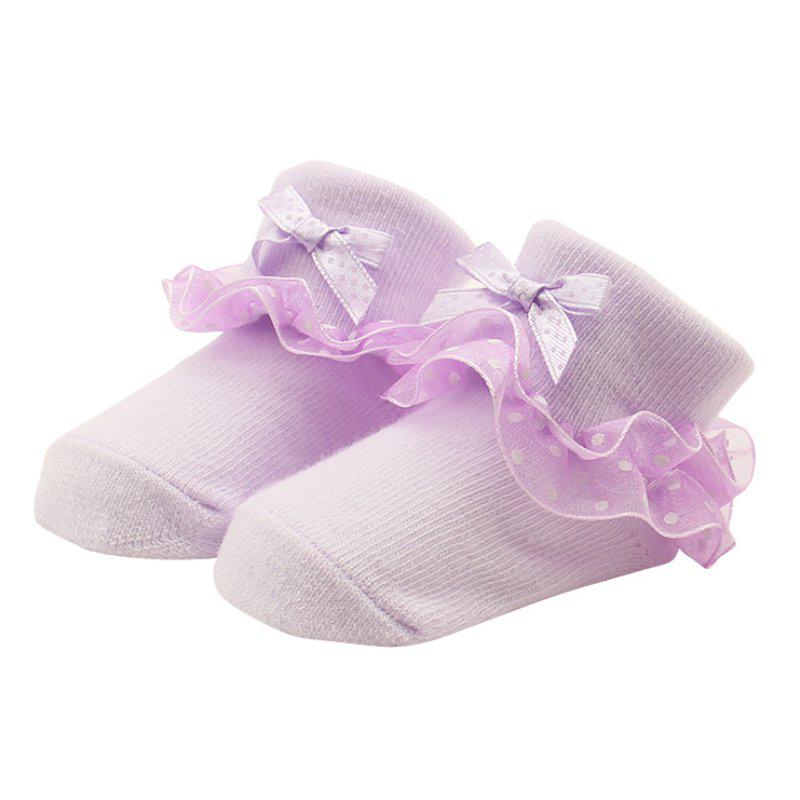 Infant Baby Girl Lace Ruffle Frilly Ankle Socks Sweet Princess Soft Cotton Socks