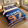3Pcs Bedding SetConnor McDavid Soft Bed Sheet and Two Pillowcases Home Bedroom Decor