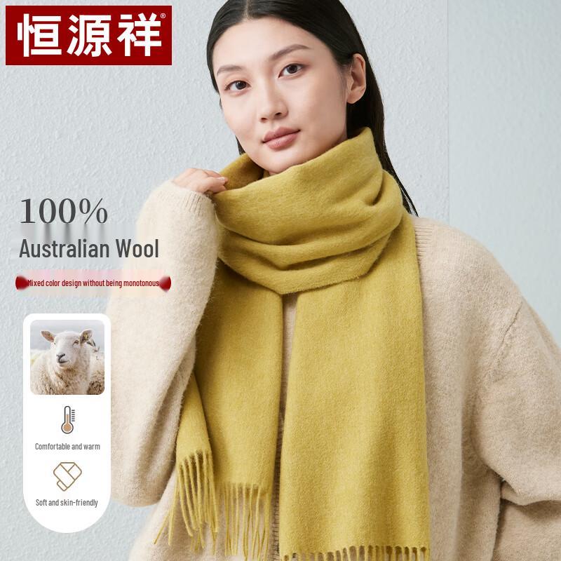 Hengyuanxiang Women's Pure Wool Scarf & Shawl