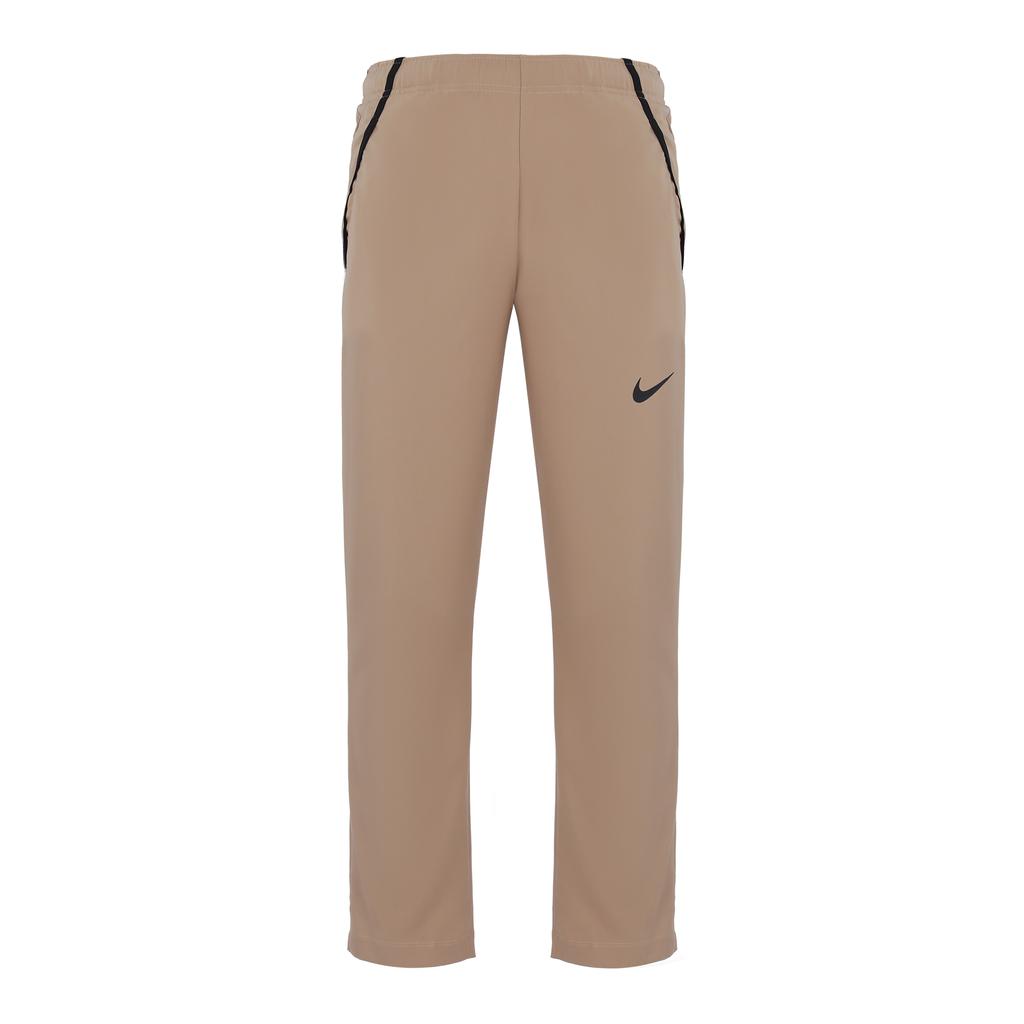 Nike Elastic Logo Straight-Leg Casual Pants Men Bottoms Khaki DQ1904-247