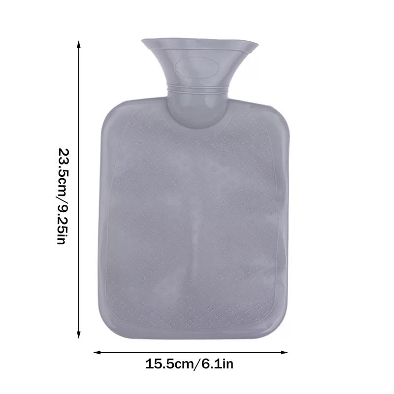 1000ML Hand Warmer Hot Water Bottle Injection Water Heating Reusable PVC Warm Kettle Warm Bed Hot Water Bag Girl Winter