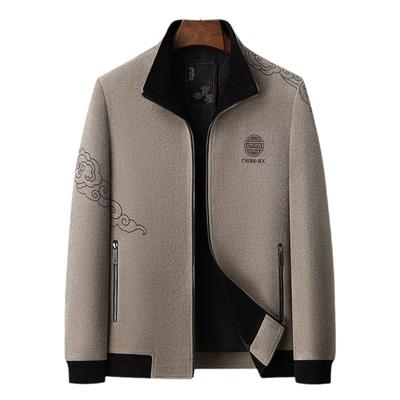 Autumn and Winter New Jacket Men's Casual Jacket Middle-aged and Young Men's Coat