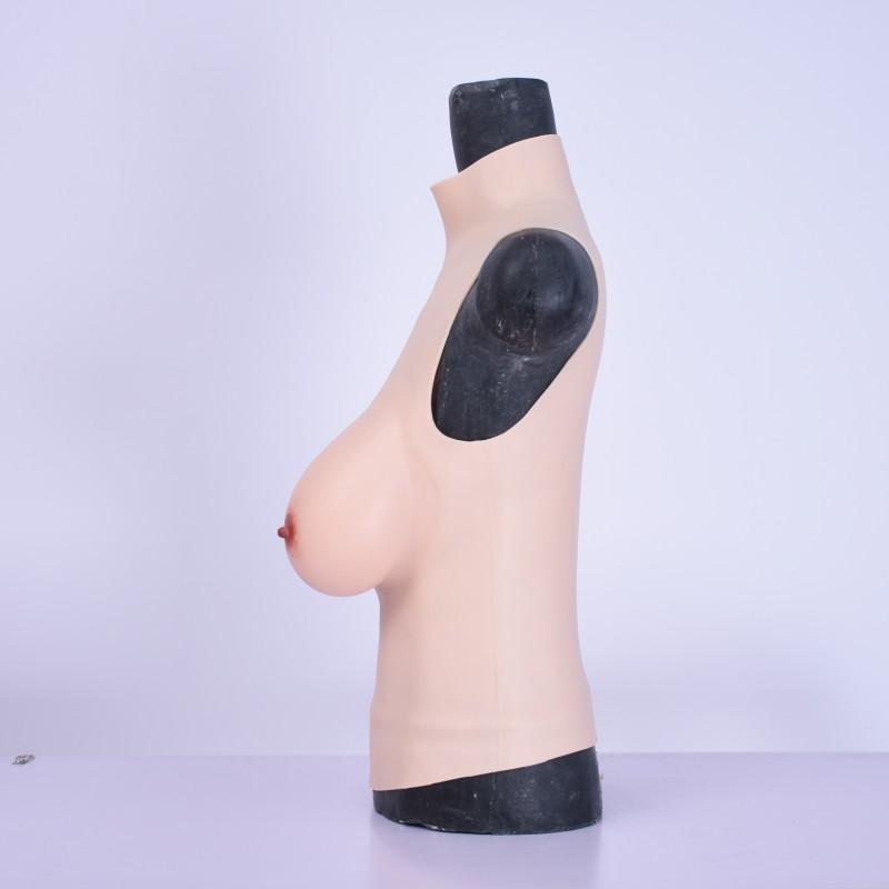 CG Cup Disfraces de Cosplay para Hombres Travestis Pecho Falso de una Pieza Sin Mangas Ropa Interior de Silicona de animación Suave