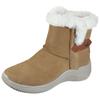 On The Go Warm Waterproof Midtown Chill Fashionable Warm Short Snow Boots Women Boots Khaki 144252-CSNT