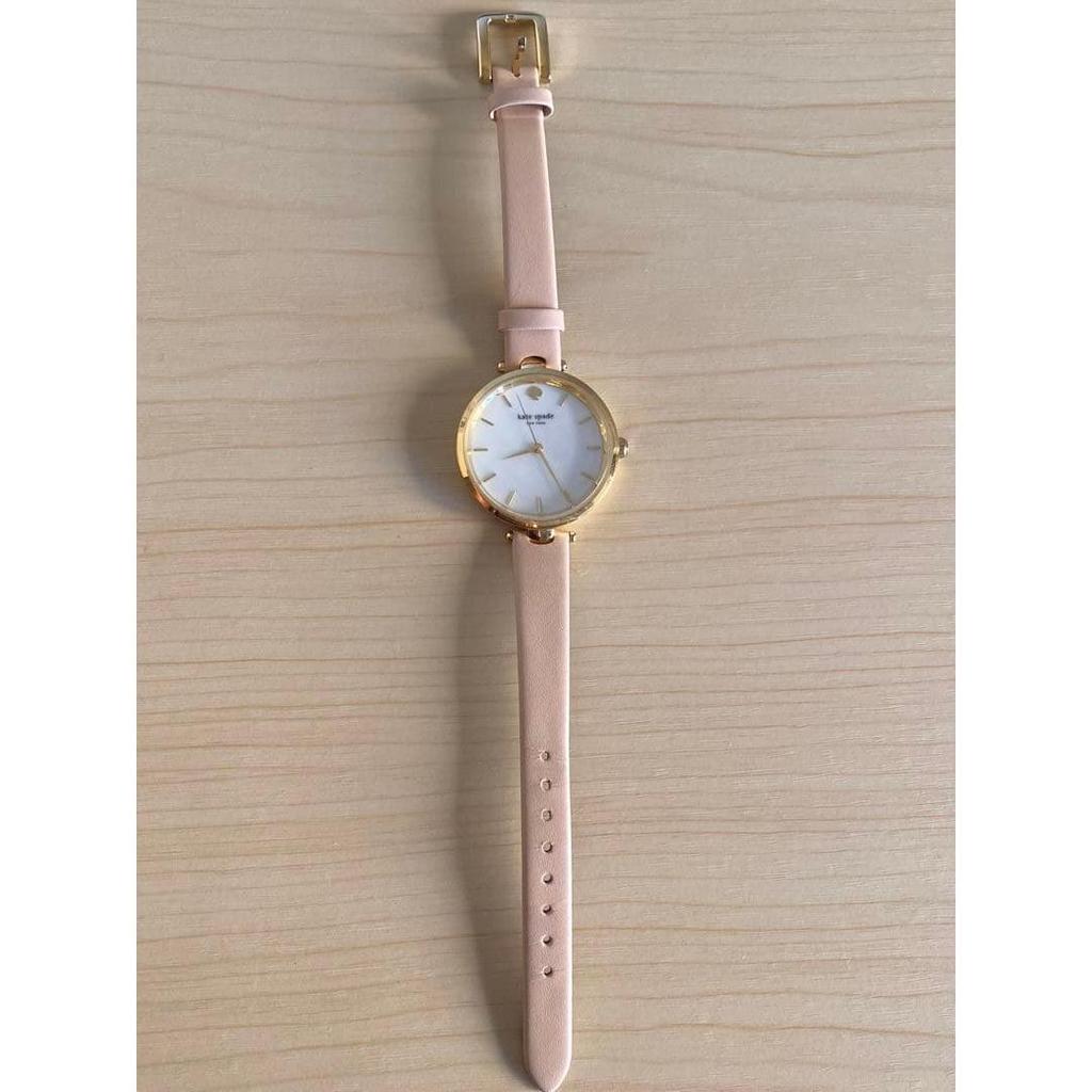 Used [Good Condition] Katespade Wristwatch Pink Beige
