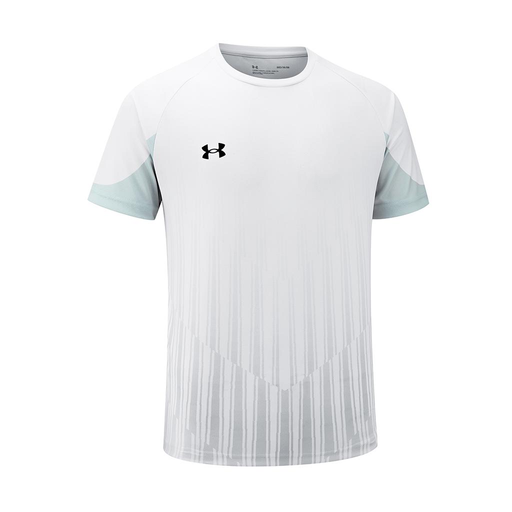 Under Armour Round Neck Pullover Short Sleeve Jersey Relaxed Fit Mid Waist Shorts Sports Set Unisex Sports Set 24500507-100+23500203-001