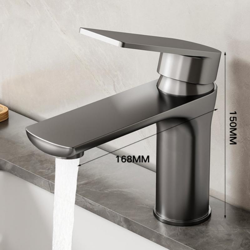 Stainless Steel Faucet Washbasin Sink Hot And Cold Water Household Bathroom Washbasin Bathroom Cabinet Basin Mixer