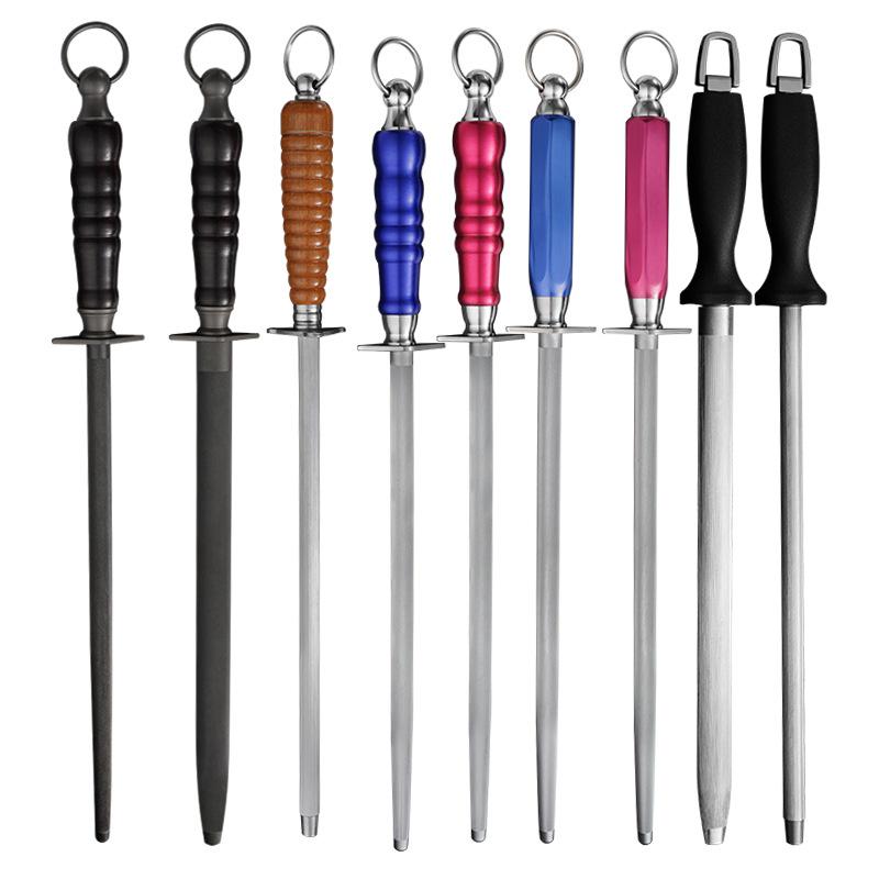 Professional Sharpening Steel Rod for Butchers and Meat Processing