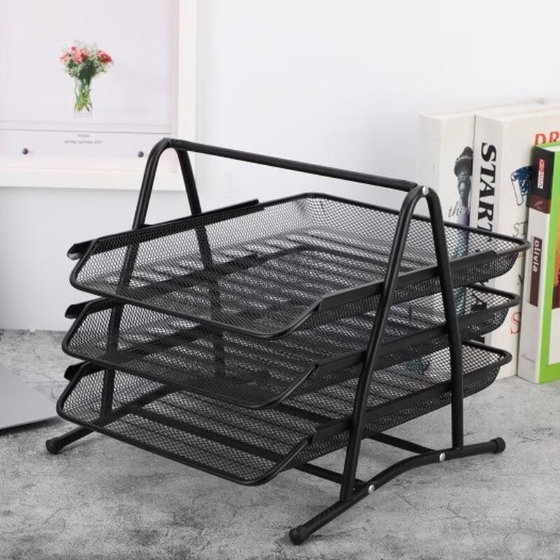 Changbaosen 4-stufiger Metall-Schreibtisch-Aktenorganizer
