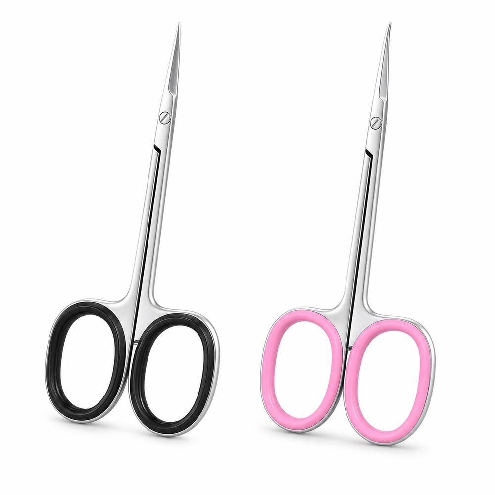 Curved Blades Cuticle Shears Extra Fine Tips Manicure Shears New Nail Clippers Manicure Tools