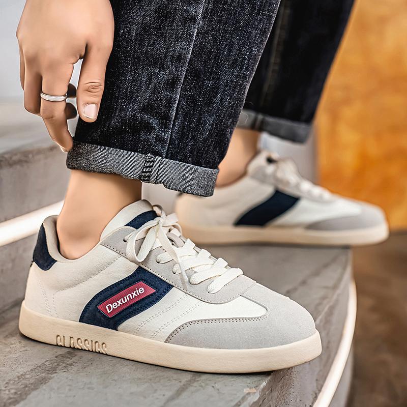 Herren Sneaker Modeschuhe Frühlingstrend Lässige Flats Sneaker Damen Neue Mode Komfort Weiß Vulkanisierte Plateauschuhe