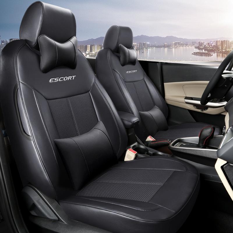 YN Custom Fit Sports Leather Seat Cover for Ford Focus - All-Season Cushion