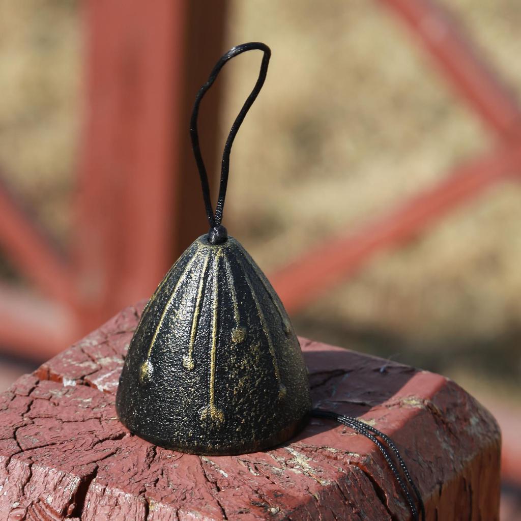 Cast Iron Wind Chime: Chinese & Japanese Style Retro Bells for Balcony or Outdoor Courtyard