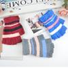 Autumn and Winter New Women's Half-finger Knitted Wool Gloves, Student Writing Simple Cycling Outdoor Warm Gloves