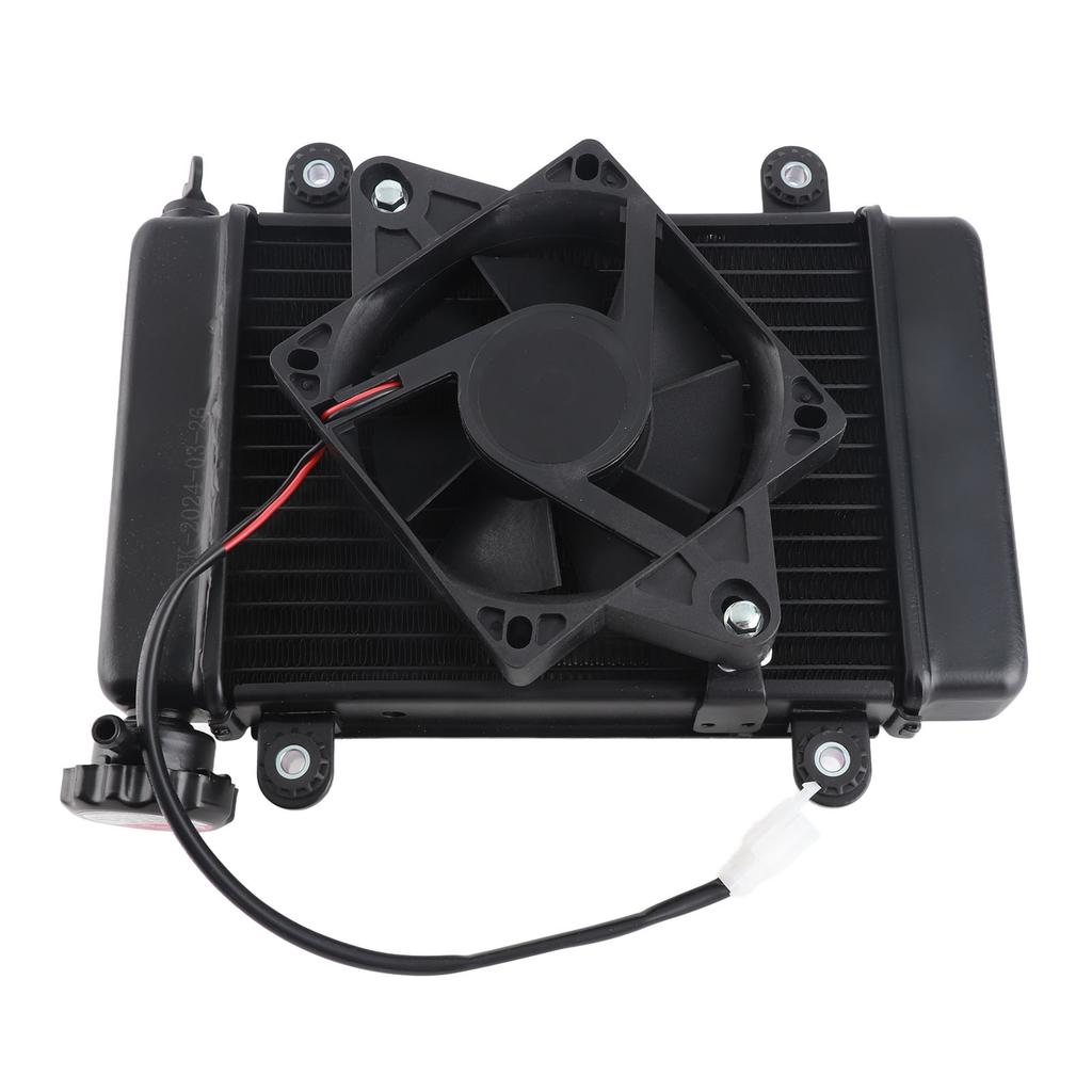 Water Cooled Radiator Cooler with Fan 2 Pin 270mm Powerful Efficient for 150cc 250cc Pit Quad Dirt Bike ATV
