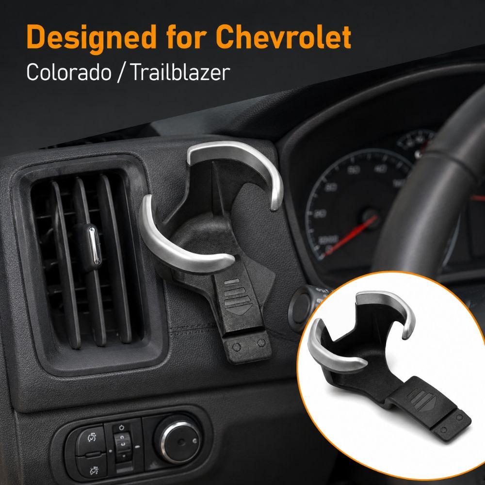 6 Inch Cup Holder Insert for Chevrolet Colorado S10/Trailblazer 2017-2022 Drink Storage