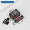 Rotating Bolt Safety Door Latch 1 Set Easy Operate Twist Slide Lock for Kids Safety Room Bathroom Interior Doors