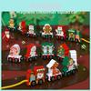Magnetic Christmas Train Wooden Puzzle Toy For Early Education And Interest Development
