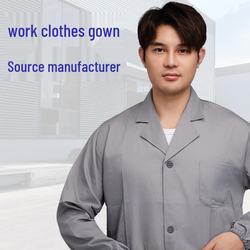 Thickened Blue Overalls for Autumn/Winter: Warm, Customizable Work Clothes for Laboratory or Warehouse