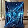 Chelsea FC Theme blanket Soft Flannel Blanket Plush Throw Blanket Cozy Sofa Bed Blanket for Home Decor
