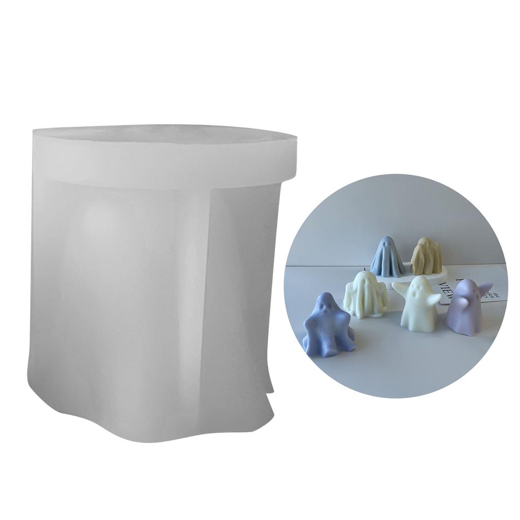 Specter Silicone Molds Epoxy Resin Mold DIY Scented Candle Mold Table Ornament Making Tool for Making Craft Supplies