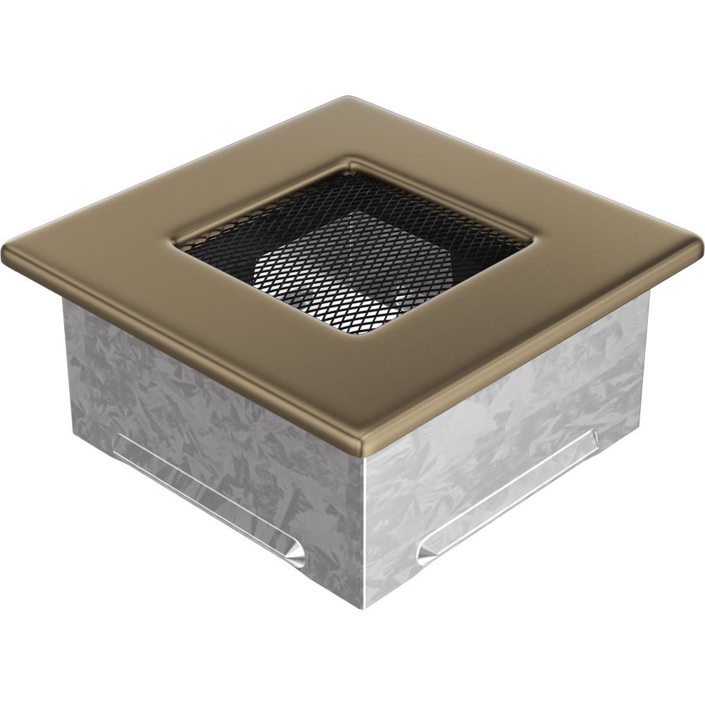 Capac aerisire 11x11 placat cu aur