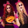 Women's 80s Retro Fancy Cosplay Costume Party Costume Set Tutu Skirt Fishnet Gloves Earrings Kit