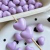 20Pcs/Lot 2.5mm Aperture Heart Shape Beads 17mm Handmade Accessory Beads  Handmade Crafts
