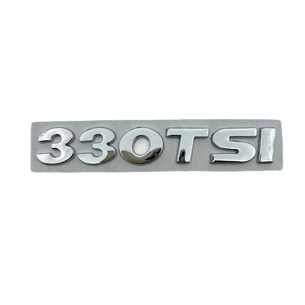 2pcs Car Styling Metal 230TSI 280TSI 330TSI 380TSI Car Tail Trunk Emblem Side Sticker for Car Accessory