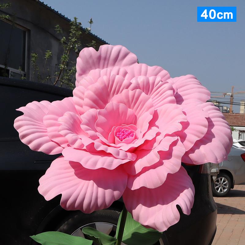 30/40cm Künstliche Pfingstrose Hochzeitsfeier Große Blumen-Show-Requisiten DIY-Fälschung Blumen Hochzeitsfenster Hintergrundwand Dekoration