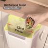 Foldable Hanging Trash Can - Thick-Walled Large Diameter for Kitchen Cabinet Door Mount - Durable and Sturdy Design