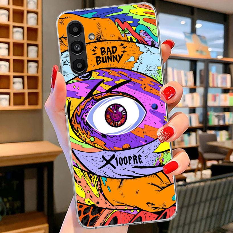 Bad Bunny X100pre Phone Case For Samsung Galaxy A17 A37 A57 A16 A26 A36 A56 A15 A25 A35 A55 A14 A24 A34 A54 A13 A23 A33 A53 Gala