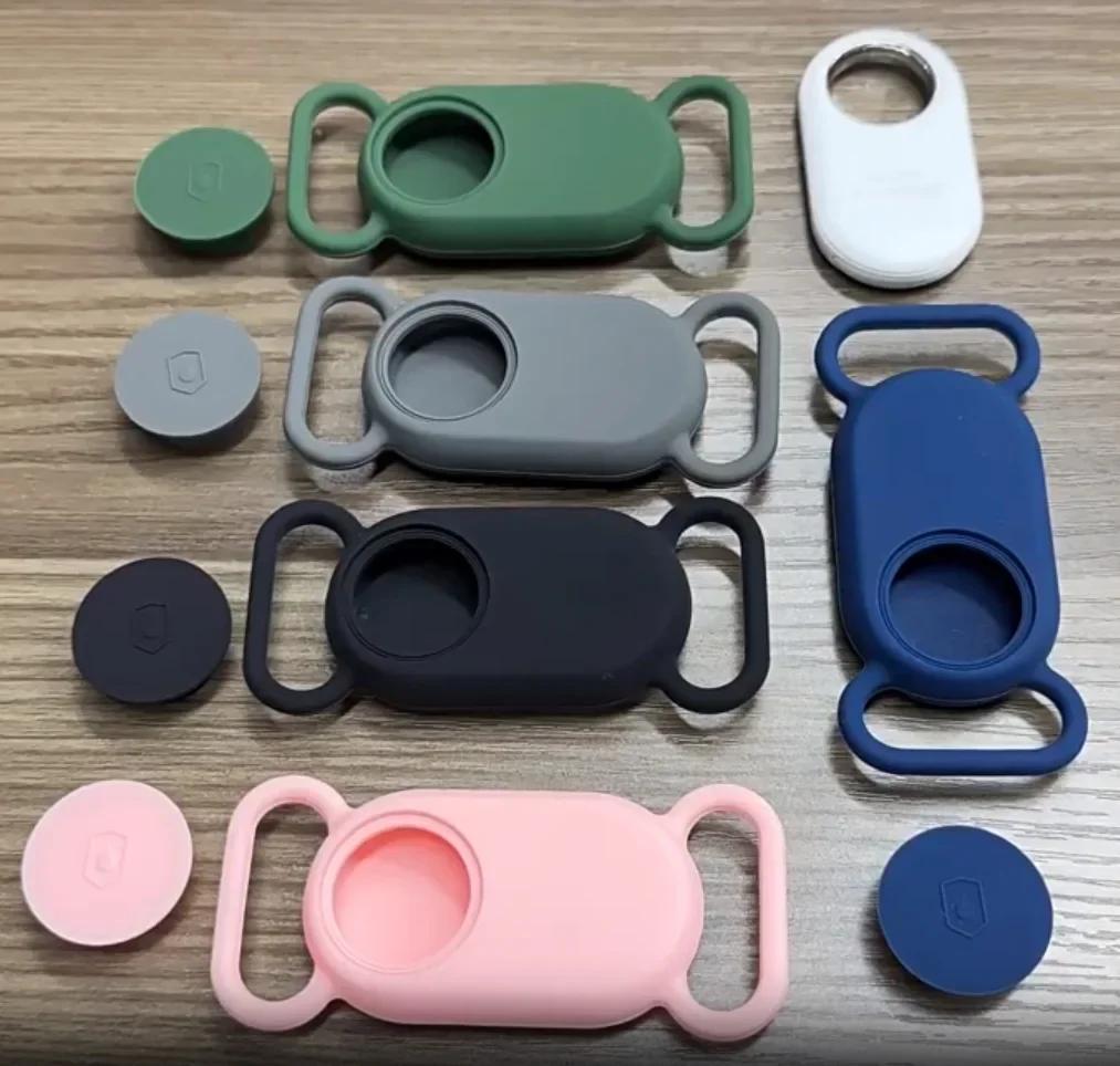 For Samsung Galaxy SmartTag2 Protective Case Dog Cat Collar Holder Cover Sleeve For Galaxy Smart Tag 2 Waterproof Silicone Case