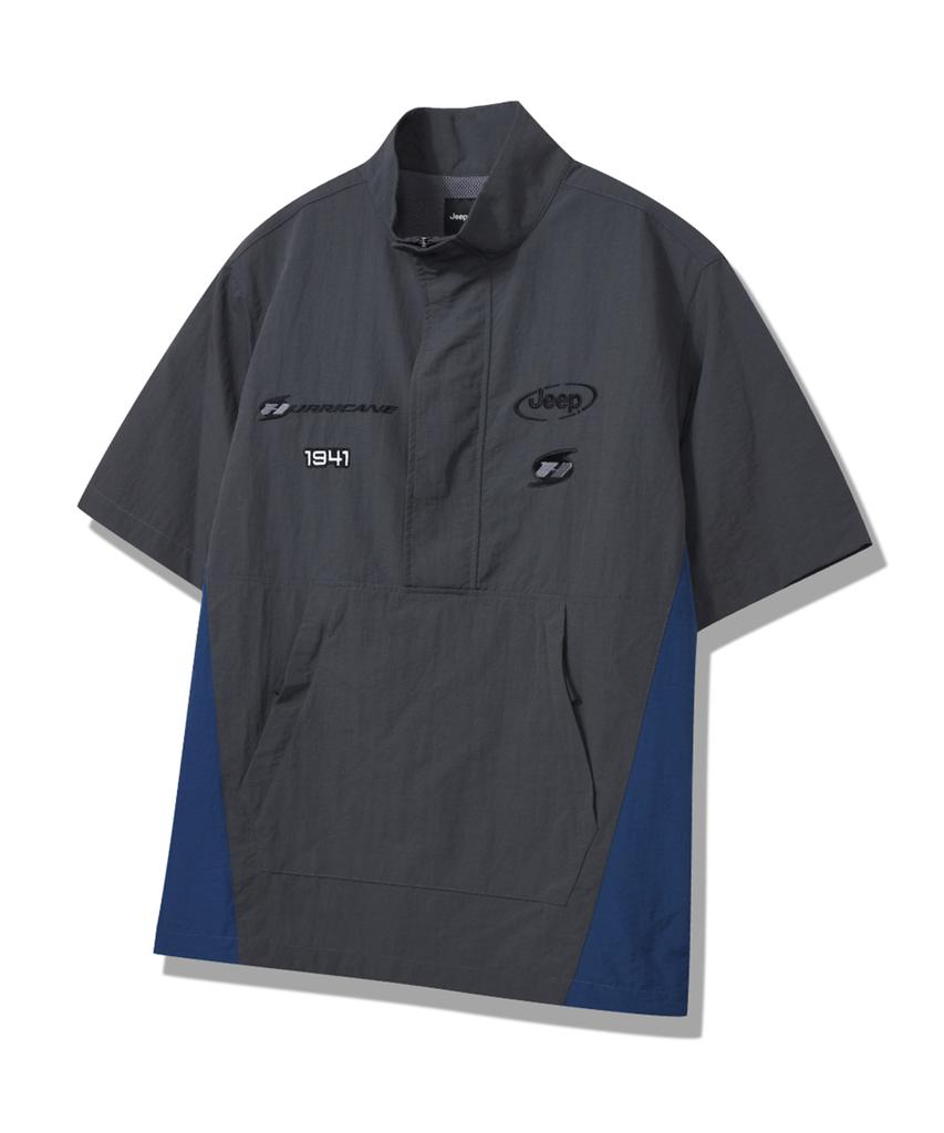 Jeep Paris Sports Nylon Short Sleeve Anorak (Jp5Jpu850Dg)