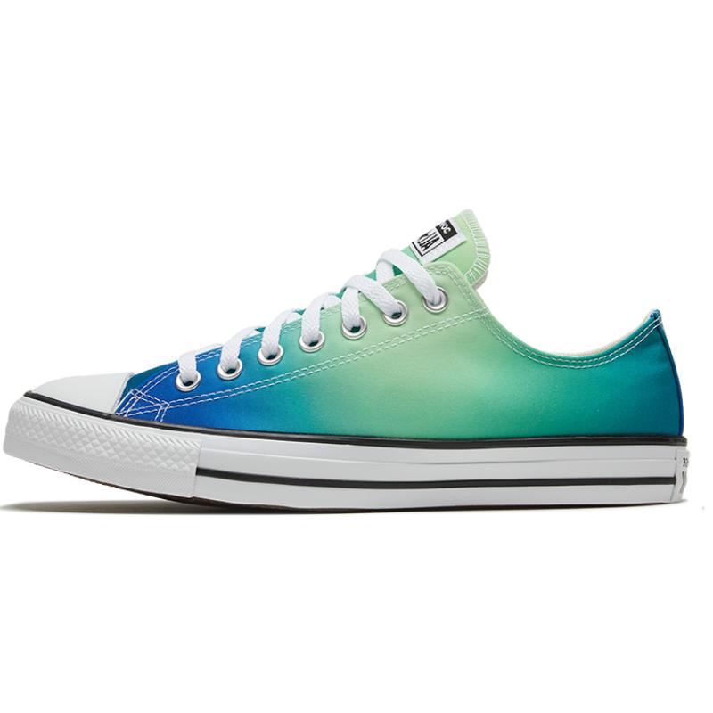 

Converse Chuck Taylor All Star Round-toe Lace-up Low-Top Espadrilles Unisex Blue Green White 37.5